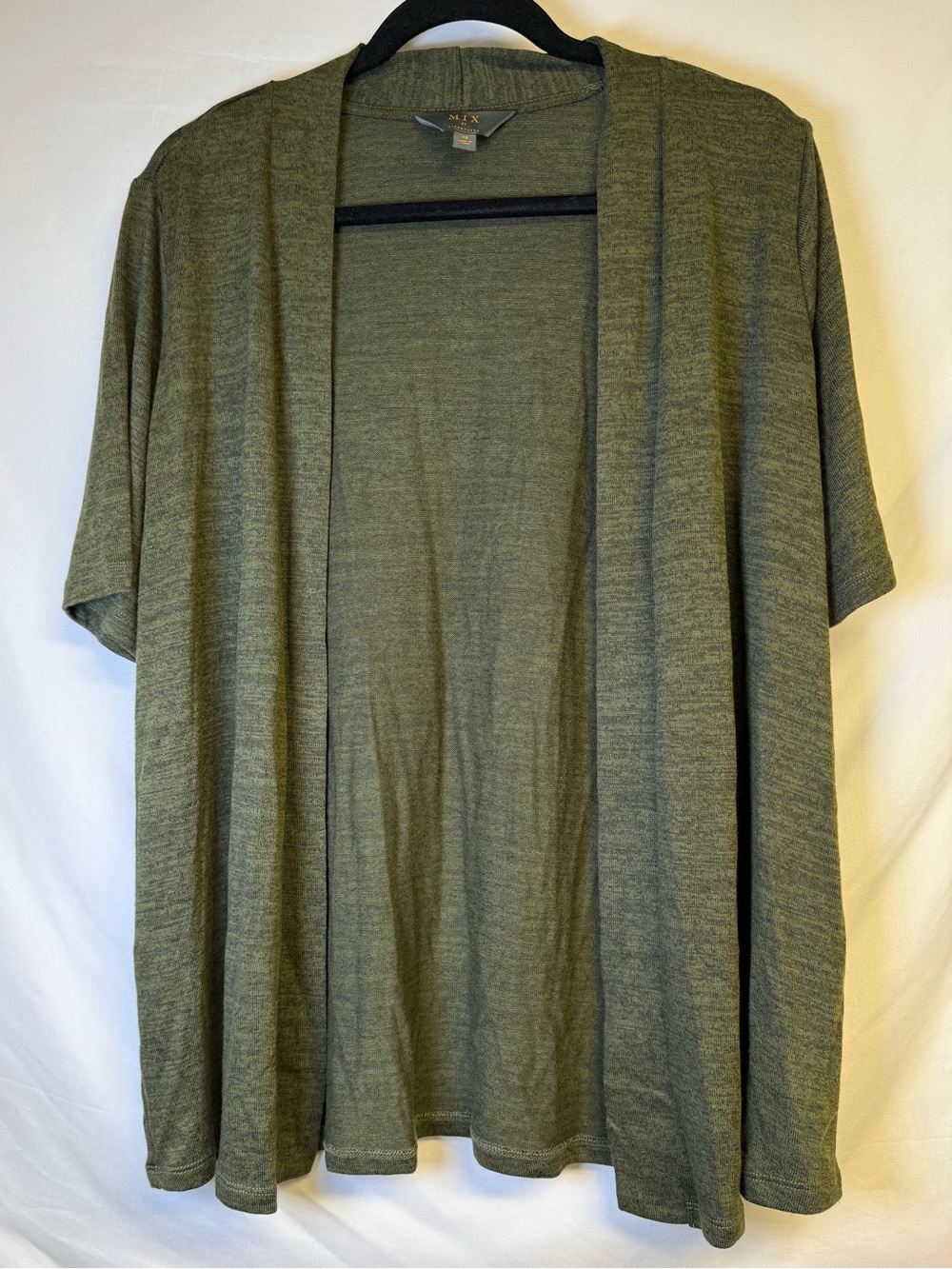 41 Hawthorn Olive Green Open-Front Cardigan